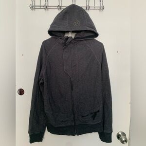 lululemon athletica Men's Charcoal Zip-Up Hoodie